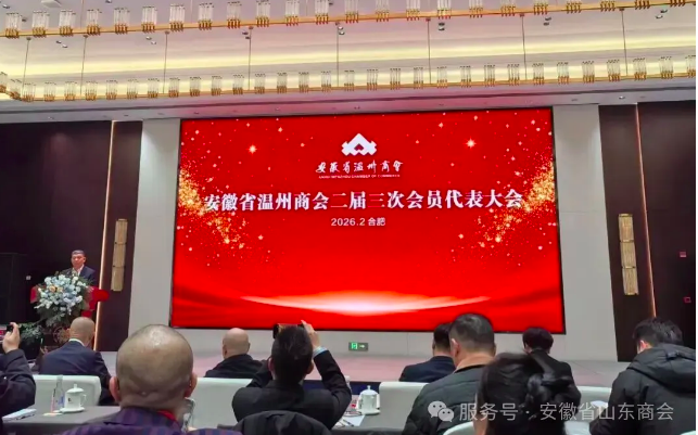 安徽省山东商会应邀参加长三角温商数智经济发展研究院挂牌仪式暨二届三次会员代表大会